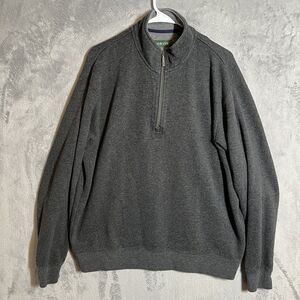 Orvis Softest Tencel Blend Gray 1/4‎ Zip Pullover Sweater Size L